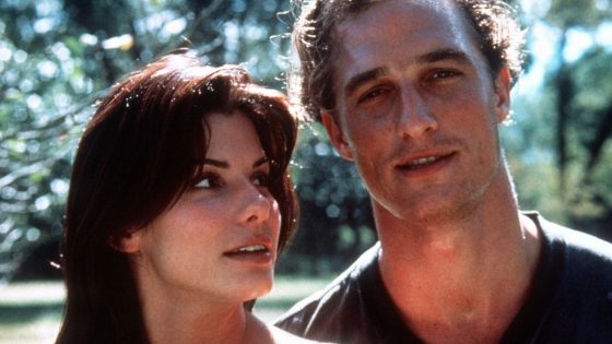 escena con sandra bullock en Tiempo para matar 1996